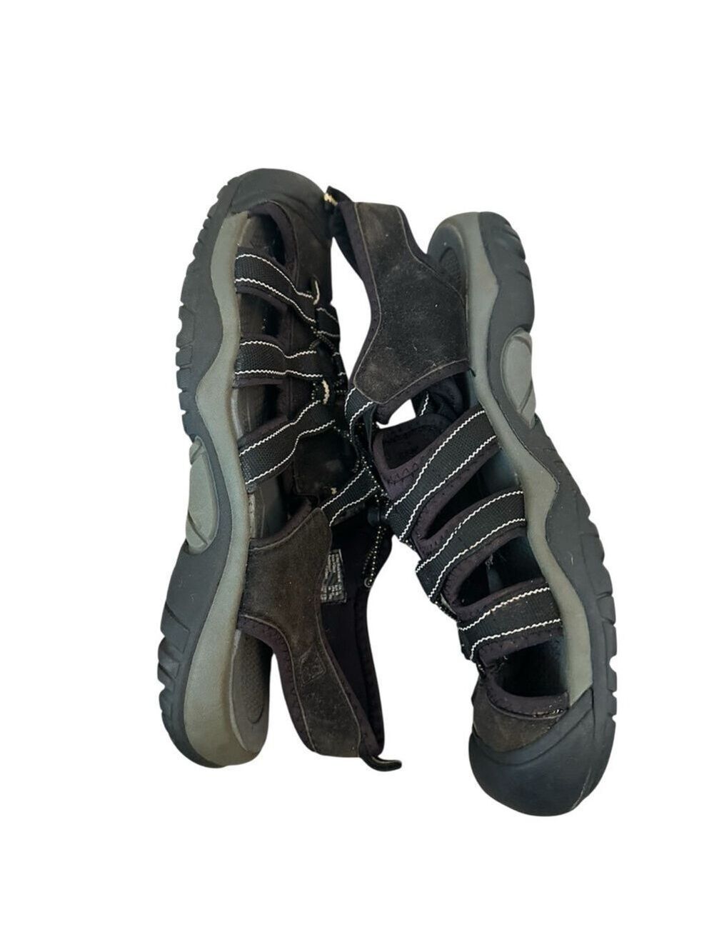 Rugged Outback Banks Bumptoe Walk Hike Water Shoe Sandals Black Women Size 12 - Picture 8 of 9